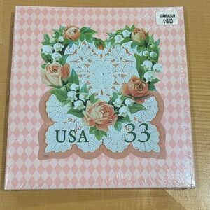 Floral Pink Stamp Album